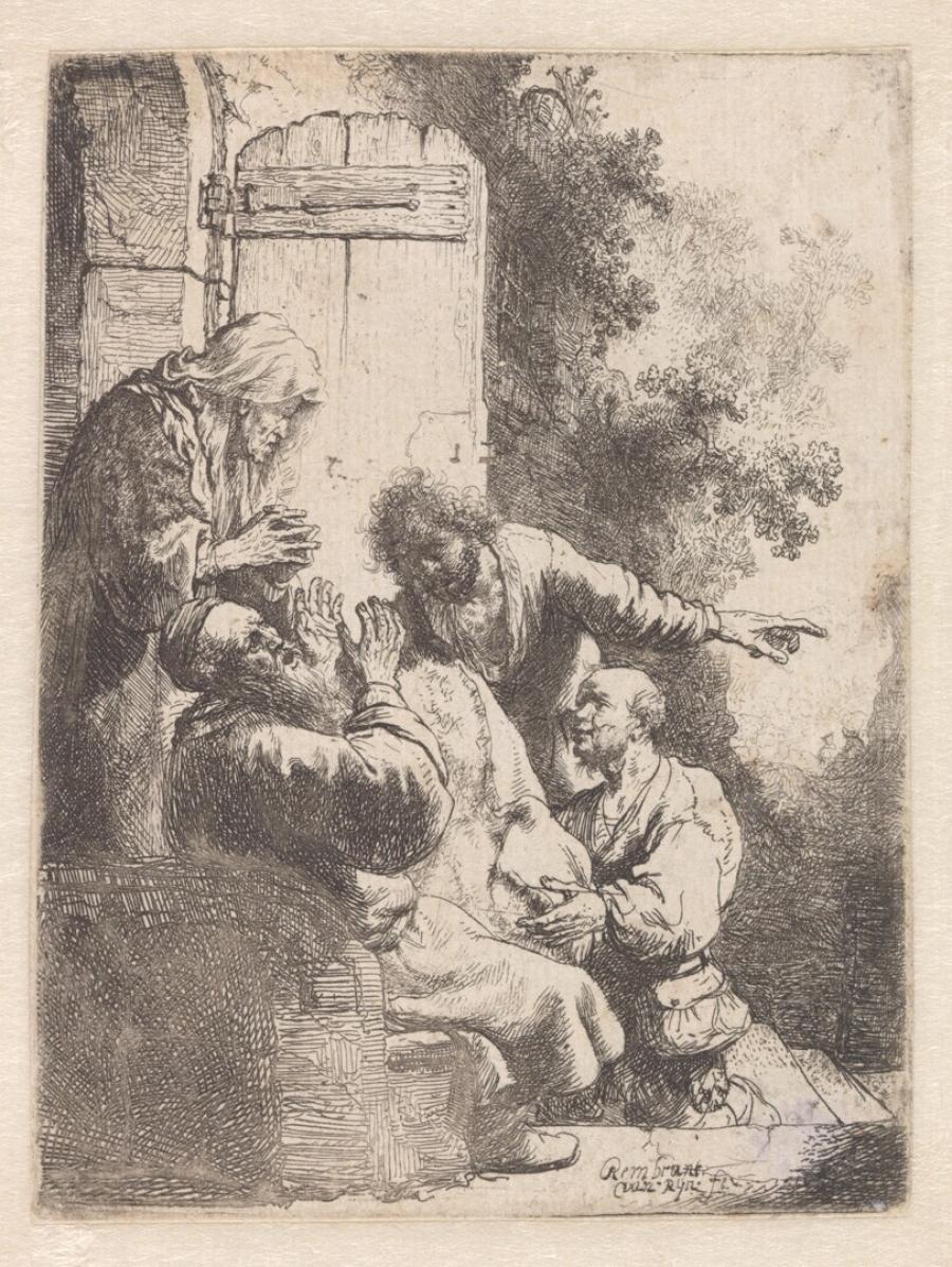 Jozefs mantel aan Jacob getoond