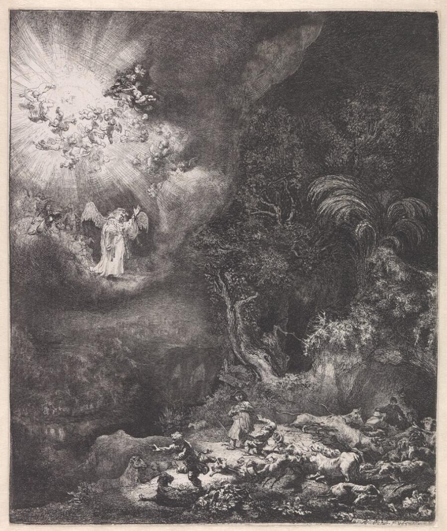 The Angel Appearing to the Shepherds