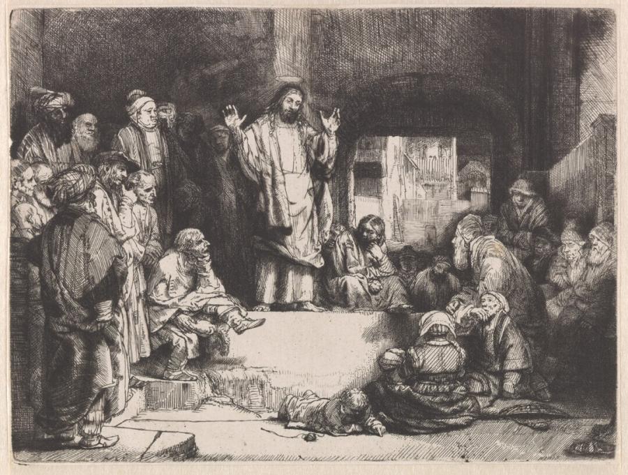 Christus preekt ('La Petite Tombe')