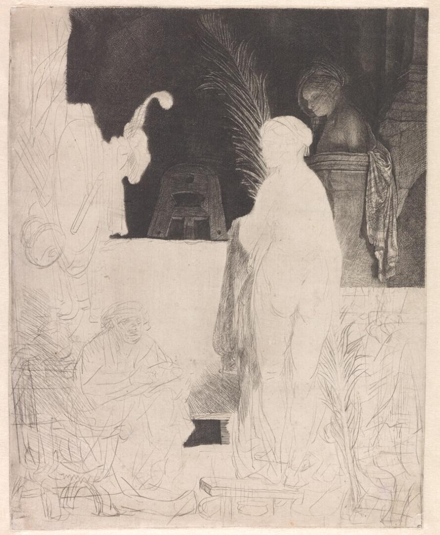 The Artist Drawing from the Model ('Het beeldt van Pigmalion')