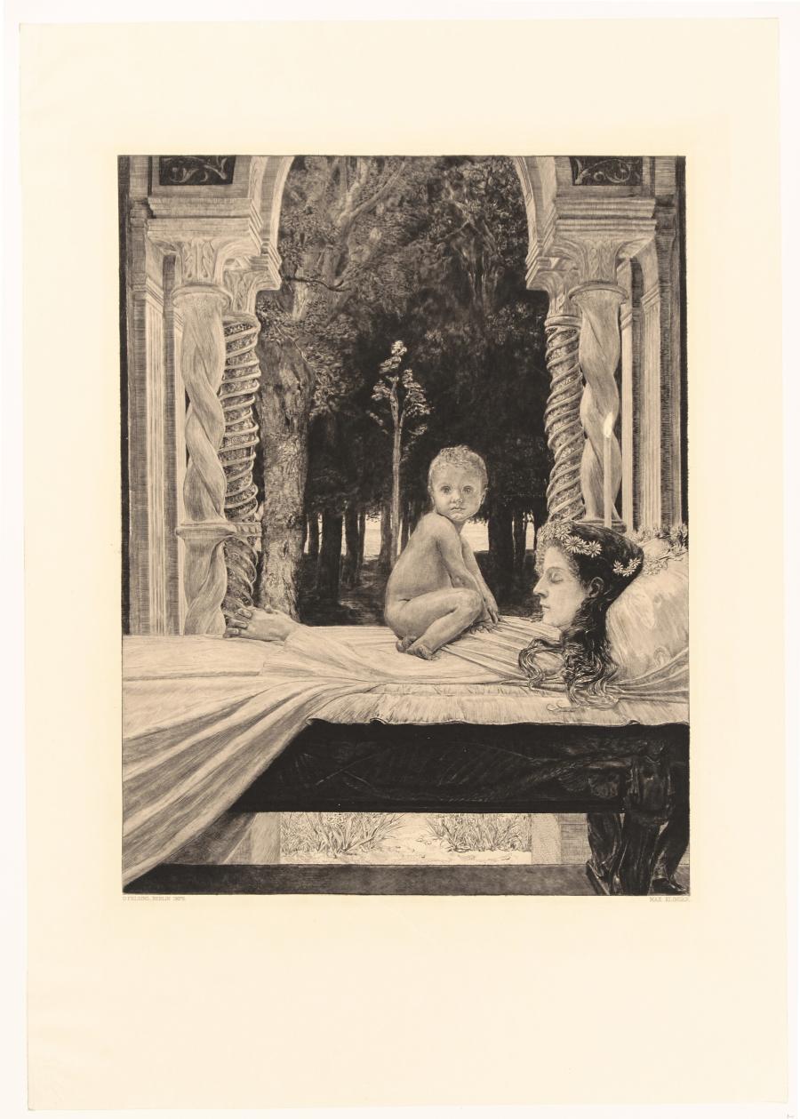 Tote Mutter (Vom Tode Zweiter Teil, Opus XIII, Bl. 10)