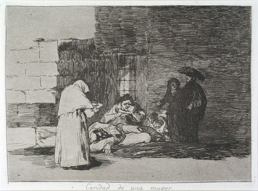 Caridad de una muger
