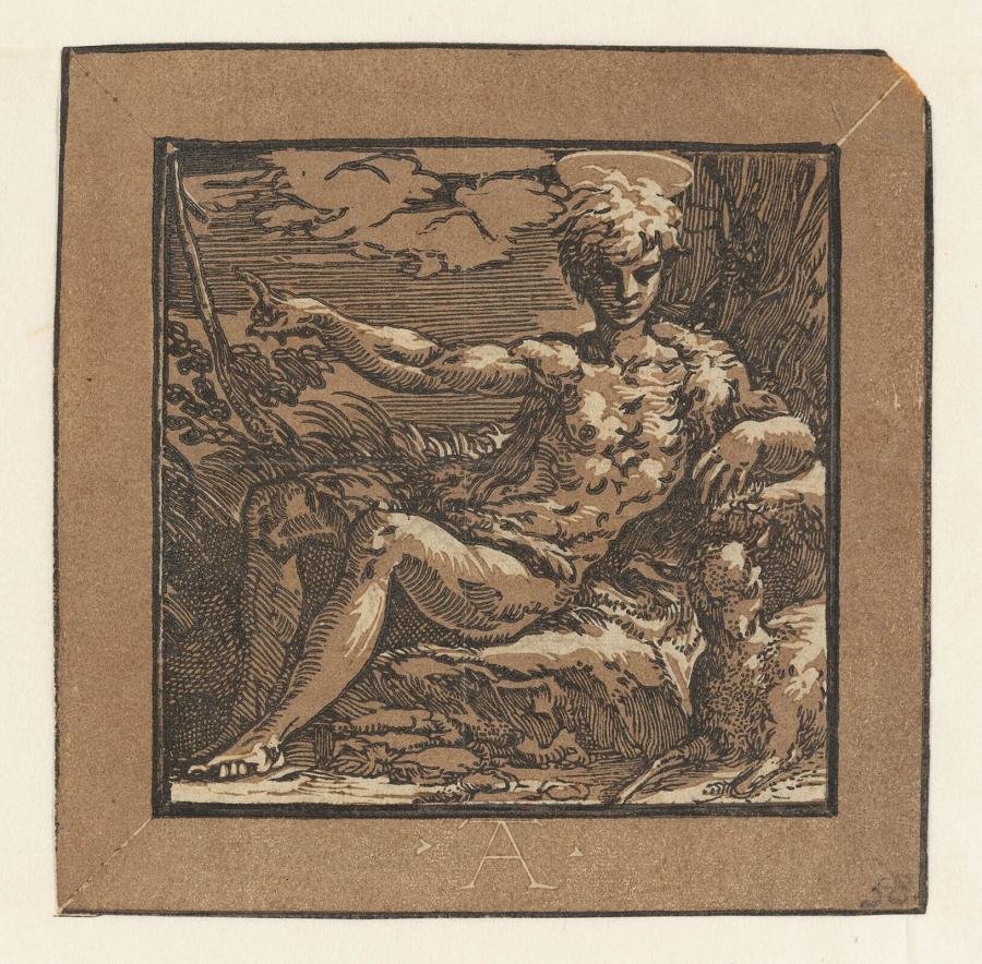 Johannes de doper in de woestijn