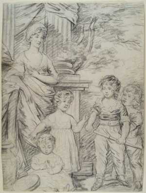 lady-anne-lambton-and-her-four-children