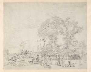 figures-and-boats-near-an-arched-bridge
