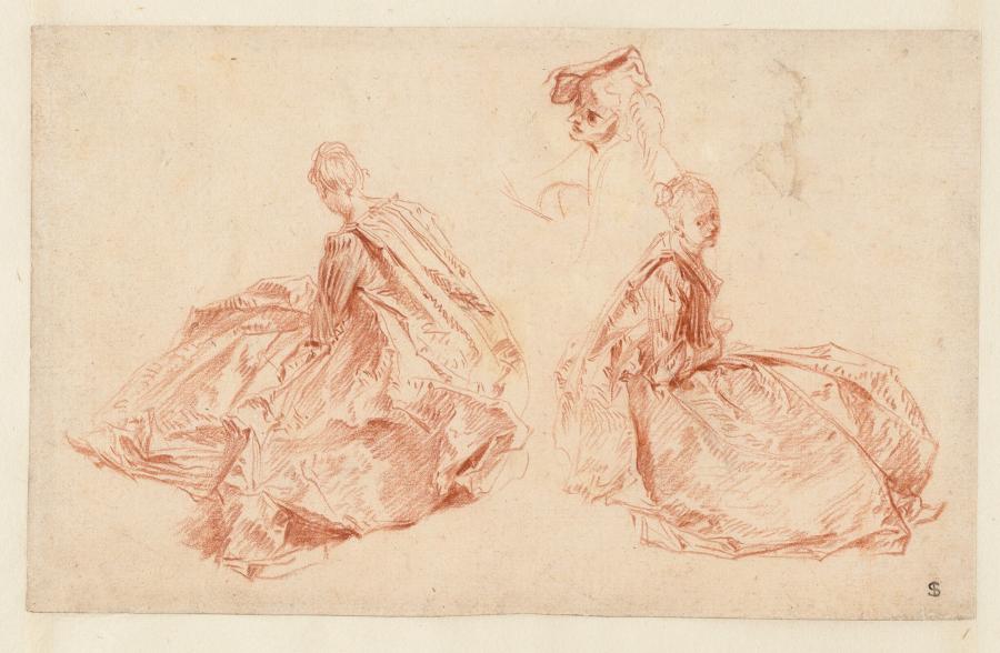 Two Seated Ladies