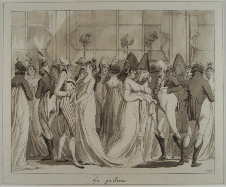 De Galerie de Bois in het Palais Royal, Parijs