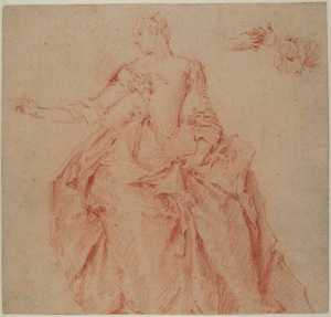 female-portrait-with-outstretched-right-arm-studies-of-hands