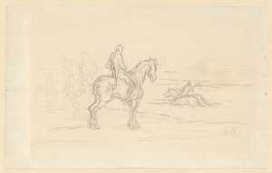 Horsemen at a River