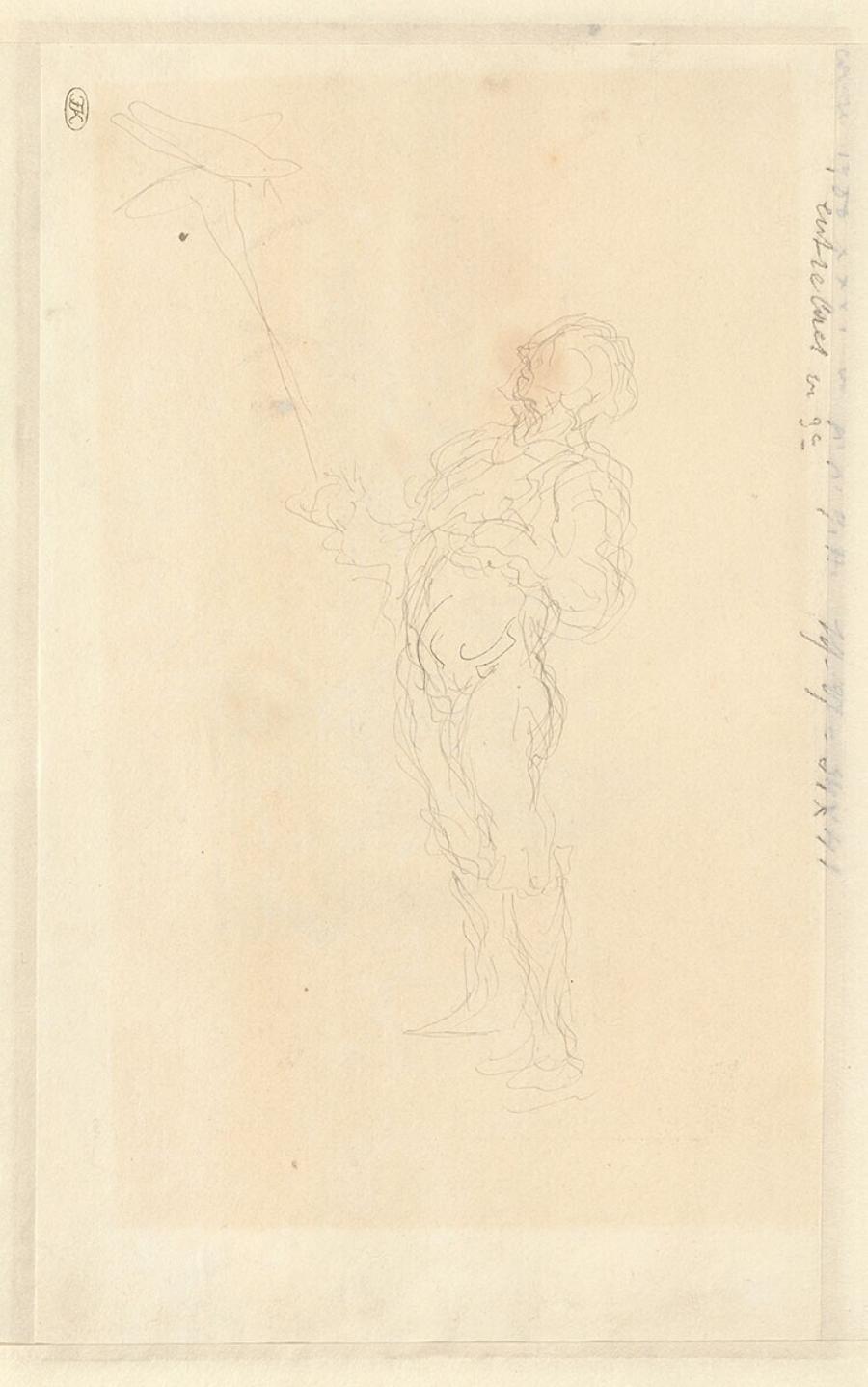 Staand mannelijk naakt