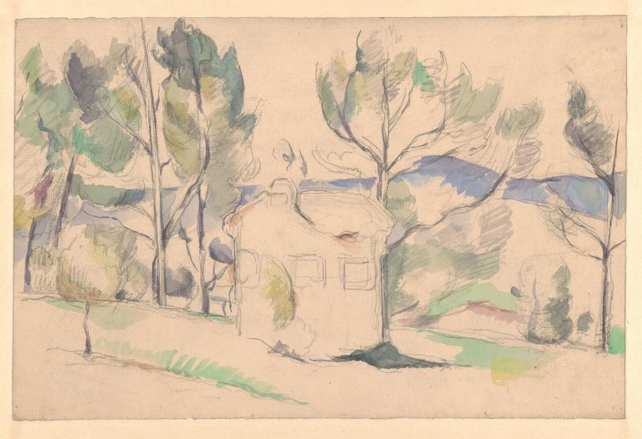 Provencaals jachthuisje tussen bomen