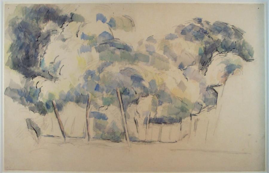 Landscape with Trees and Buildings