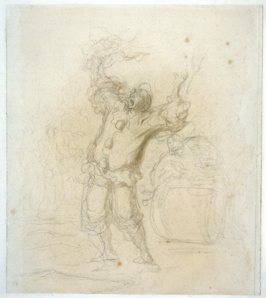 Schreeuwende Pierrot ('Le crieur')