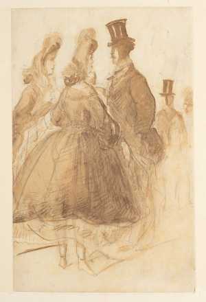 conversation-between-two-women-and-a-gentleman