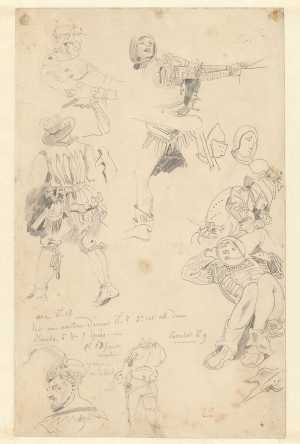 studieblad-met-schetsen-naar-duerer