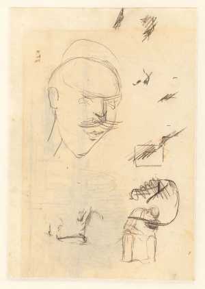 study-of-a-man-s-head-in-profile