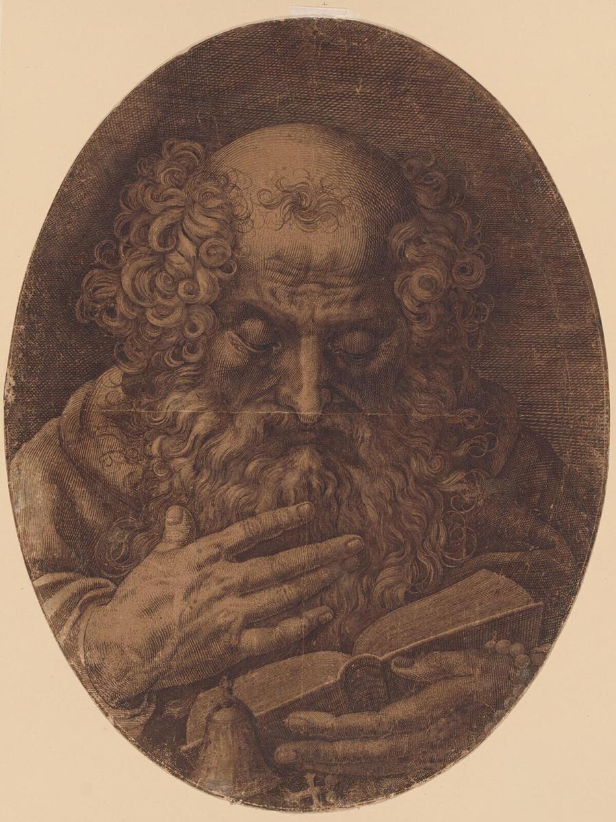 Monk reading