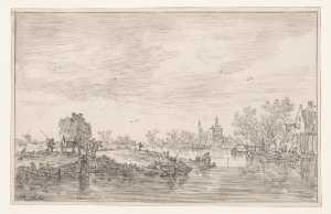 view-of-voorburg-on-the-canal-de-vliet-with-hofwijck-manor-in-the-distance