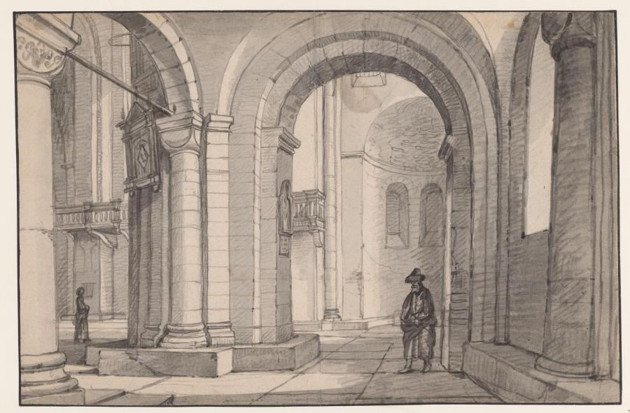 Interieur van de Mariakerk te Utrecht