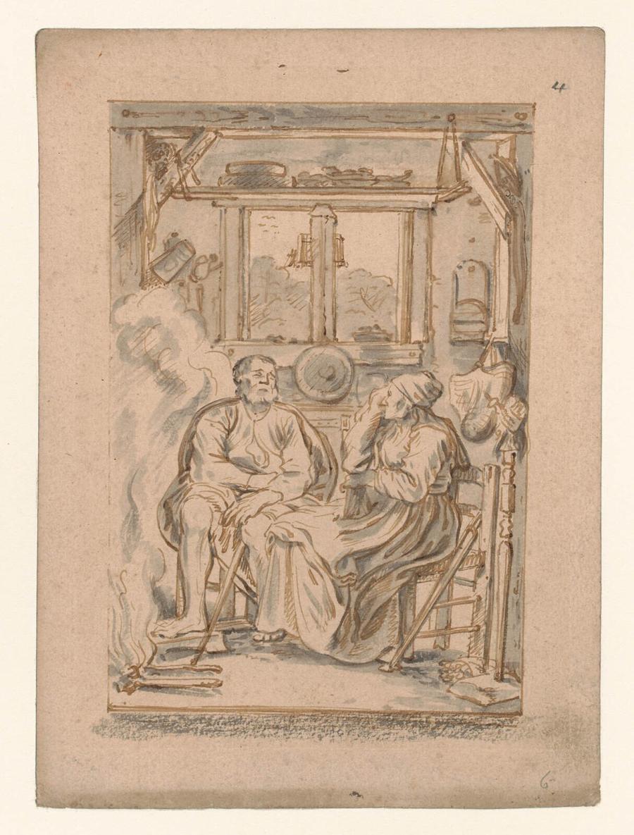 Tobit and Anna Awaiting the Return of their Son Tobias