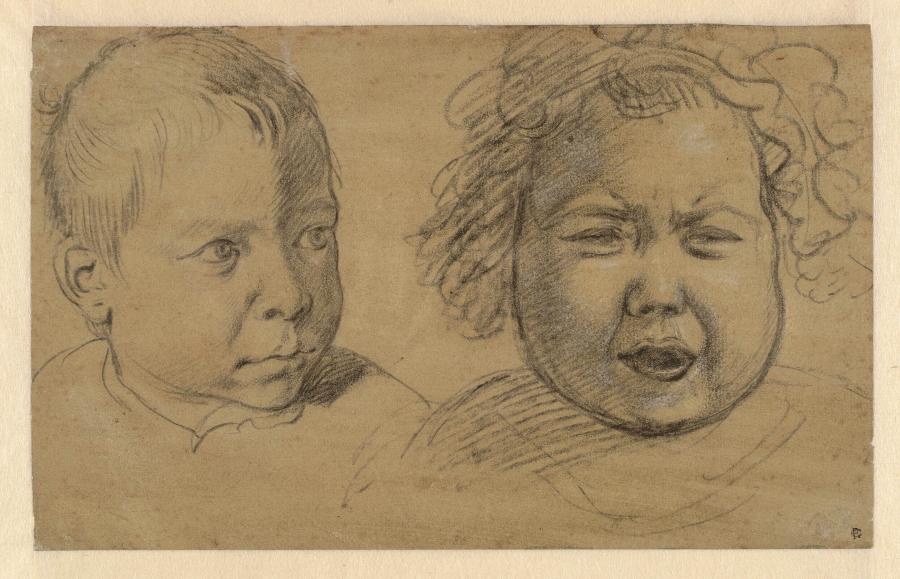 Head of a Boy and a Girl