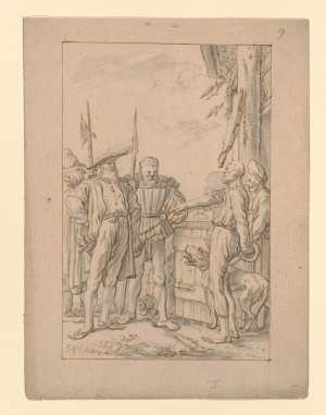 the-bailiff-tries-to-buy-the-cow-from-the-peasant-from-a-series-i