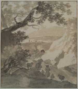 southern-landscape-with-two-sheperds-and-a-flock-of-sheep