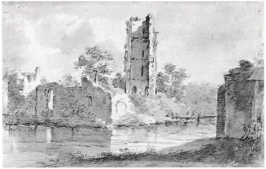 The Ruins of Wasserburcht Schönforst near Aachen