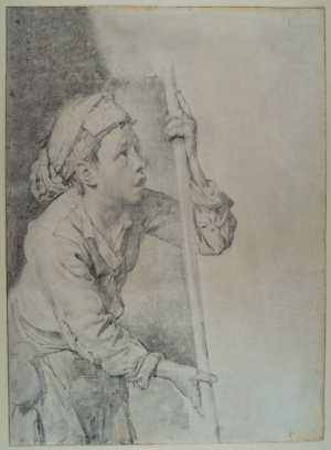 omhoog-kijkende-jongen-een-stok-vasthoudend