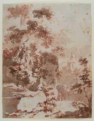 rocky-landscape-with-a-church-in-the-background