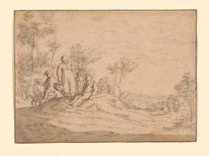 duinen-met-boeren-en-ruiters