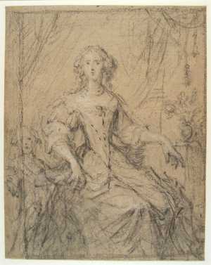 portret-van-een-dame-met-een-kind