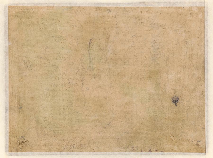 Summiere schets van een vrouwenfiguur