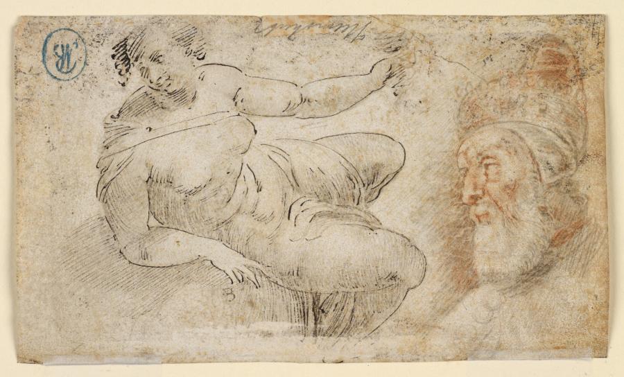 Reclining Woman and Portrait of a Doge