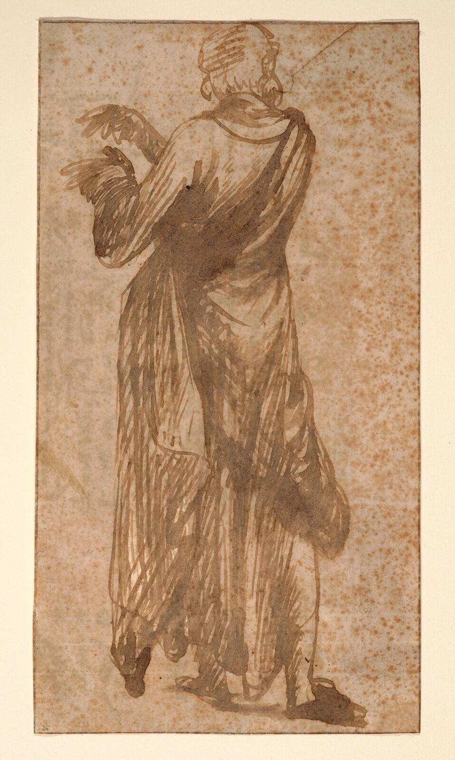 Study of a Standing Man Seen from Behind