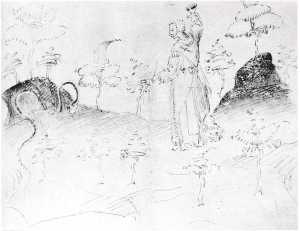 landschap-met-een-mannelijke-heilige-een-slang-stenigend