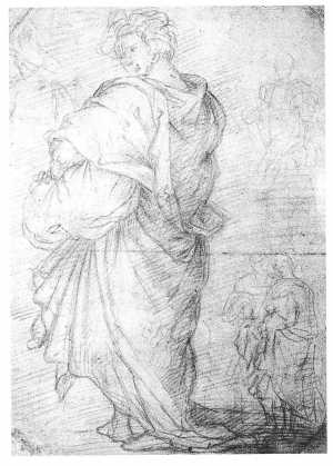 study-of-a-draped-standing-man-and-three-smaller-figure-studies