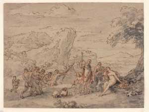 Bacchus en Ariadne op Naxos