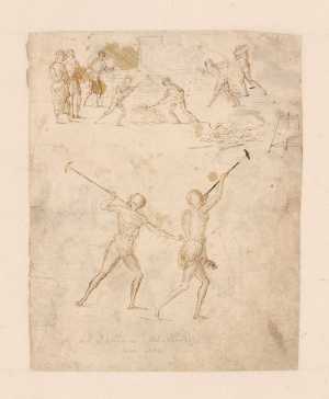 studieblad-met-twee-trompetters