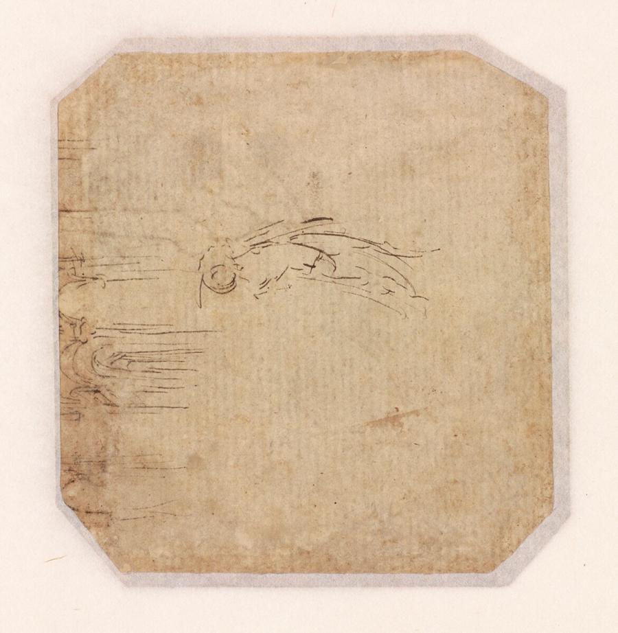 Standing Figure before Architecture