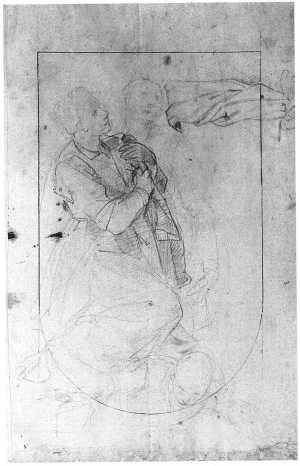 study-of-a-kneeling-woman-her-head-repested-and-a-drapery