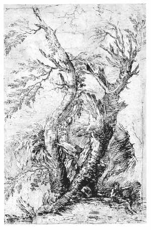 two-trees-with-a-seated-figure
