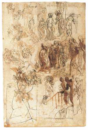 studies-for-a-visitation-and-a-st-nicholas-in-glory