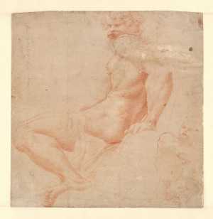 study-of-a-prophet-enthroned-on-clouds