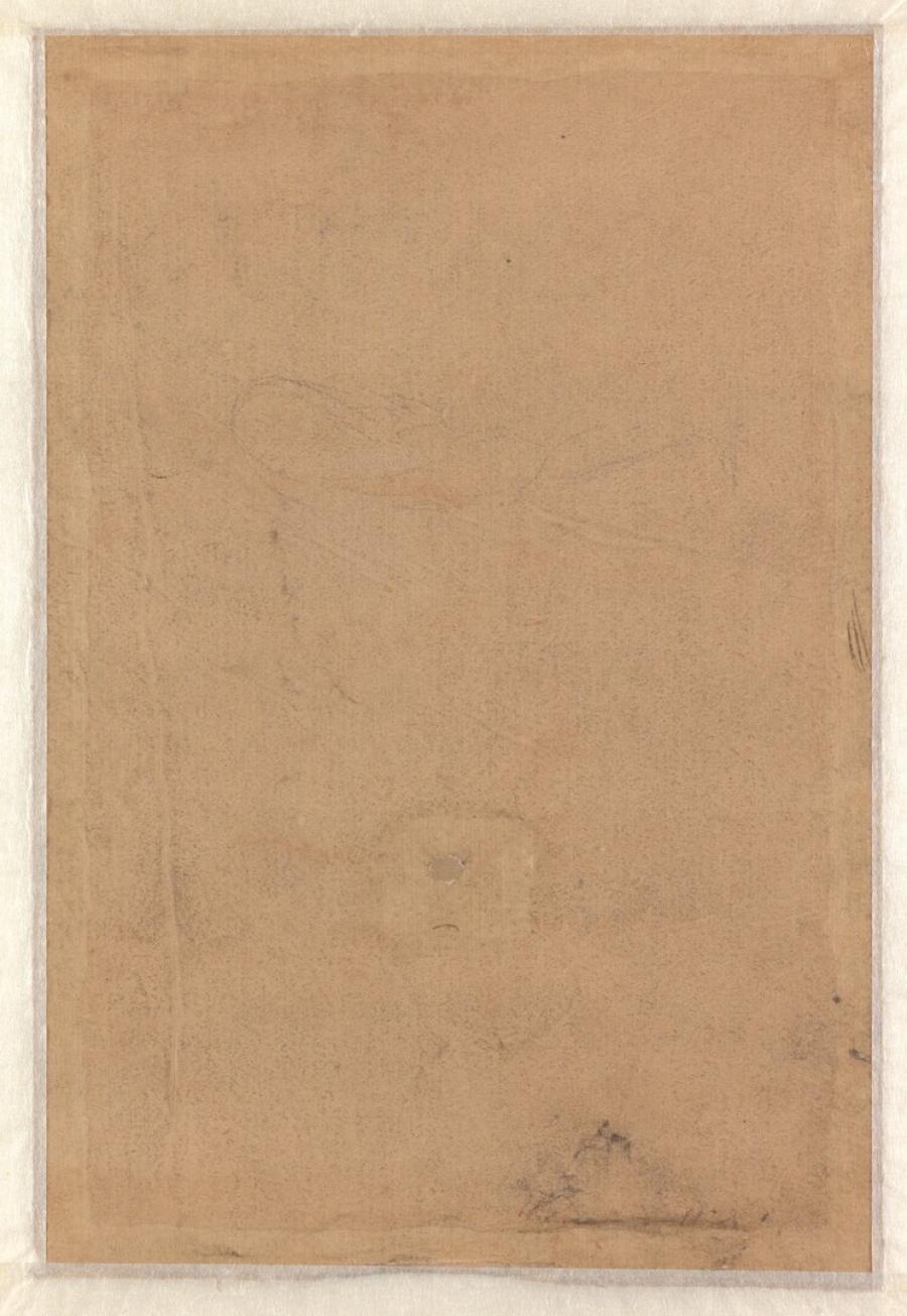 Light Sketch of a Weeping Figure