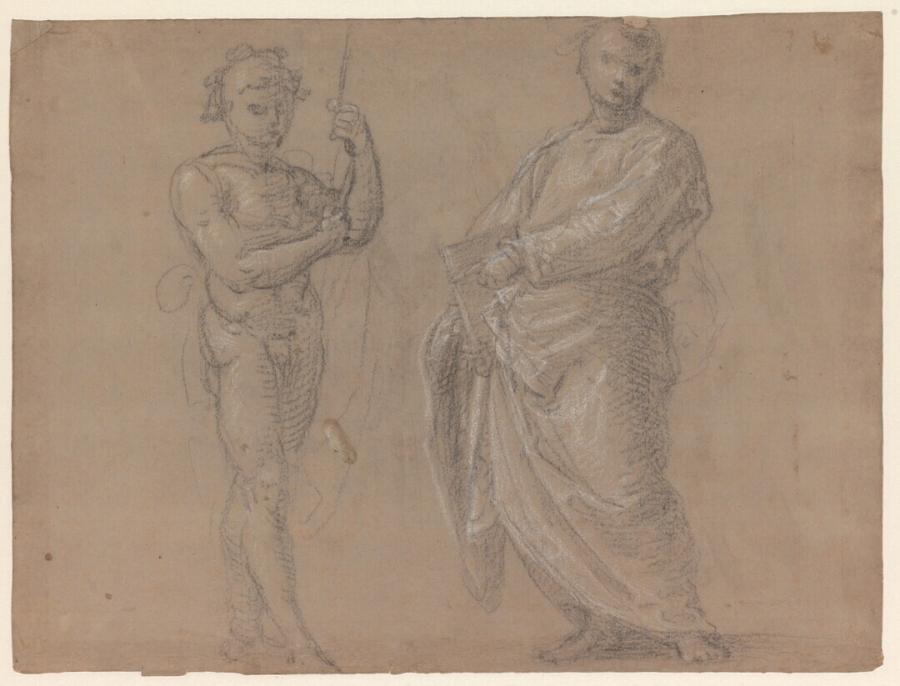 Studies for a Nude and a Dressed Man