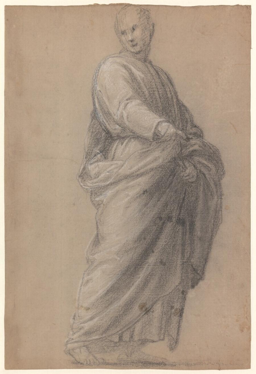 Study for St Peter in 'The Mystic Marriage of St Catherine'