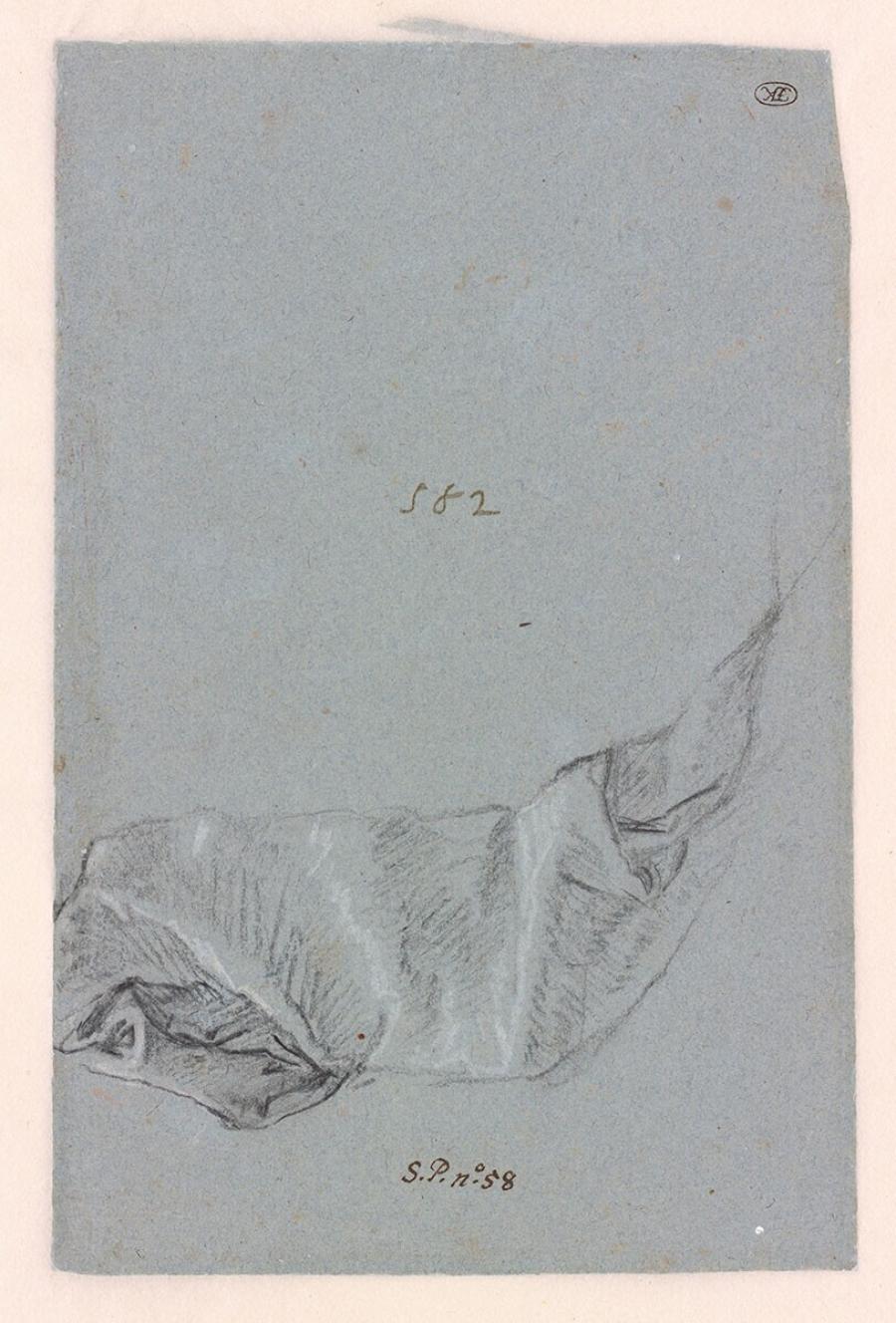 Study Sheet of a Drapery
