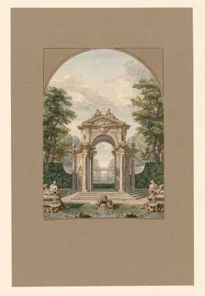 view-of-a-park-with-a-baroque-gazebo-design-for-a-wallpaper-painting