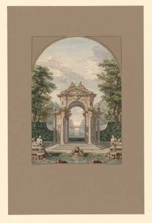 view-of-a-park-with-a-baroque-gazebo-design-for-a-wallpaper-painting